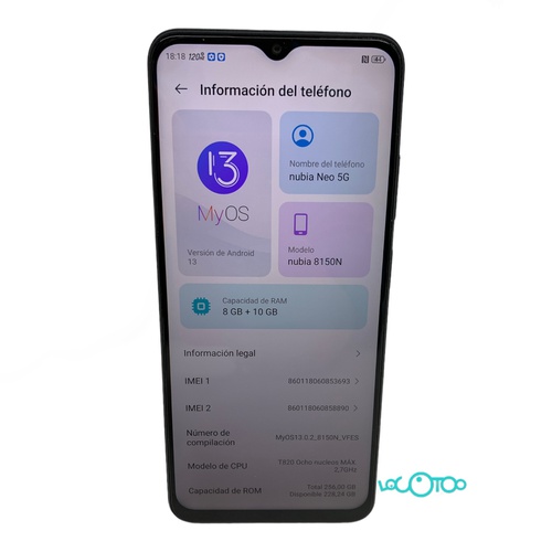 ZTE NUBIA NEO 5G 8GB 256GB