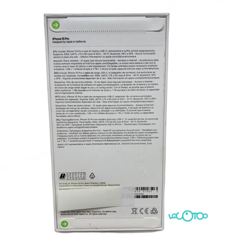 APPLE IPHONE 15 PRO 8GB 128GB