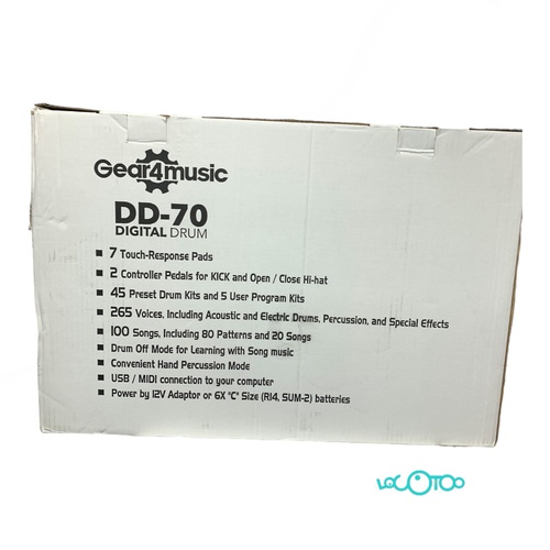 Batería Electrónica GEAR4MUSIC DD-70