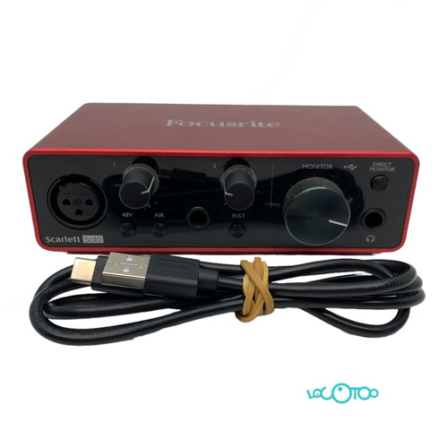 Tarjeta De Sonido FOCUSRITE SOLO 3RD GEN Es