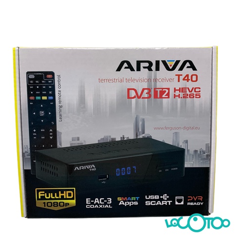Sintonizador TDT ARIVA T40 USB Full HD