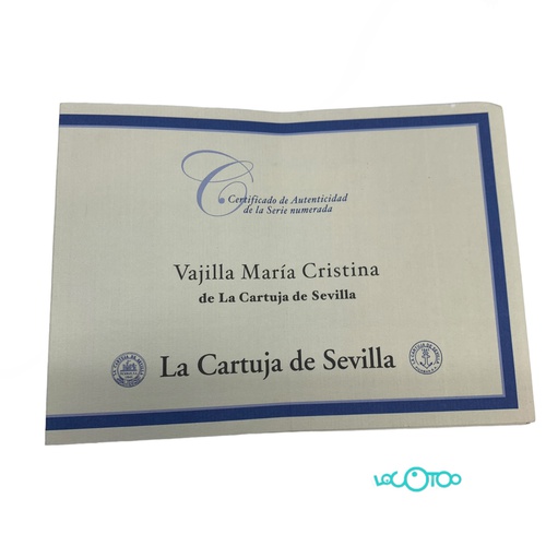 Vajilla LA CARTUJA DE SEVILLA 30 Piezas