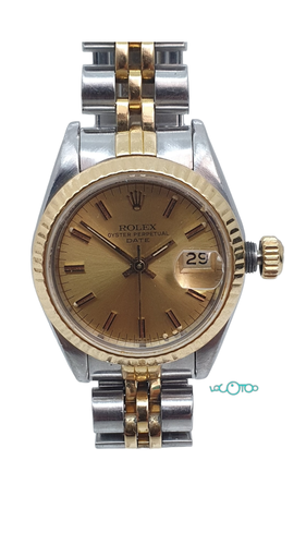 RELOJ ROLEX OYSTER PERPETUAL DATE Talla 19 