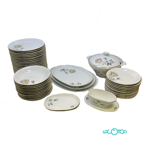 CERAMICA SANTA CLARA VAJILLA 12 SERVICIOS