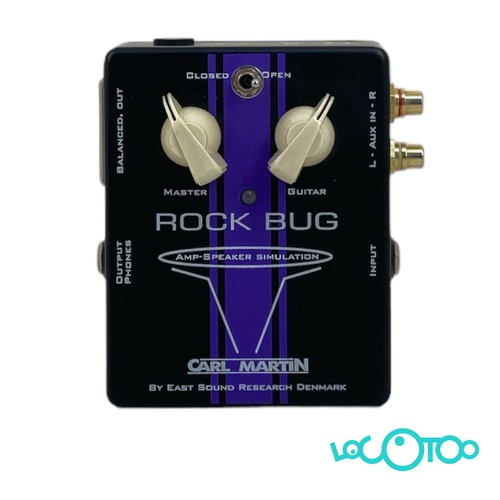 PEDAL EFECTOS GUITARRA ELÉCTRICA CARL MARTI