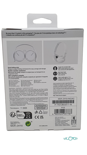 Auricular HIFI SONY MDR-ZX110