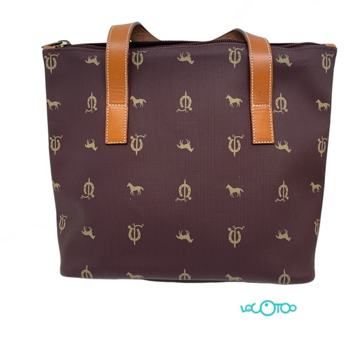 Bolso EL CABALLO GRANATE