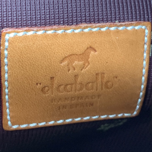 Bolso EL CABALLO GRANATE
