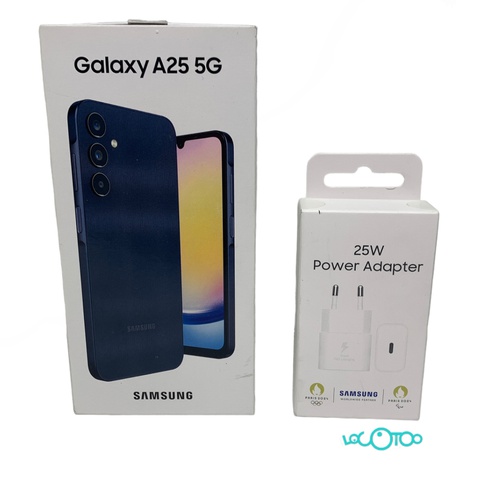 SAMSUNG GALAXY A25 5G + CARGADOR 25W 8GB 25