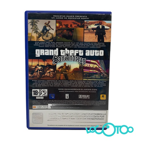 GTA SAN ANDREAS PS2