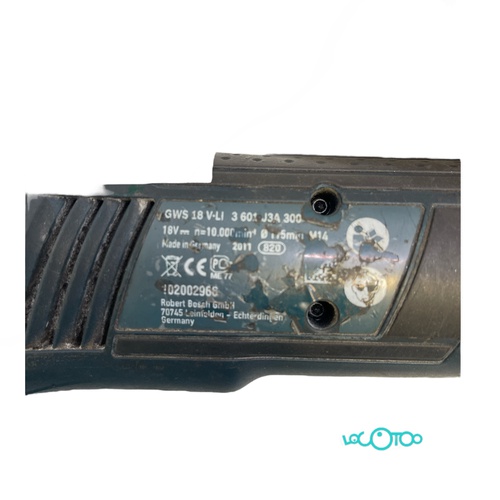 Amoladora Batería BOSCH AZUL GWS 18V-LI 18 