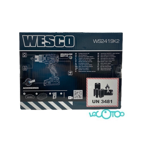 Taladro Eléctrico WESCO WS2419K2