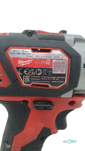 TALADRO BATERIA MILWAUKEE M18 BPD 18 V 2.0A