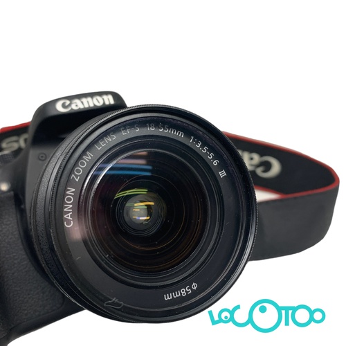 CAMARA REFLEX CANON EOS 600D+EF-S 18-55MM