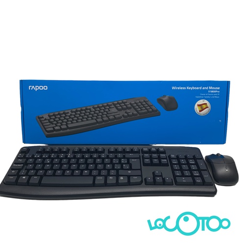 Kit Teclado y Ratón RAPOO KIT TECLADO Y RAT