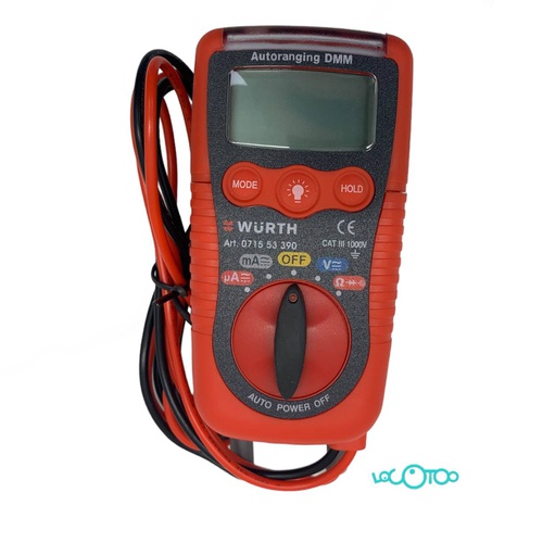 Multímetro WURTH 071553390 Digital