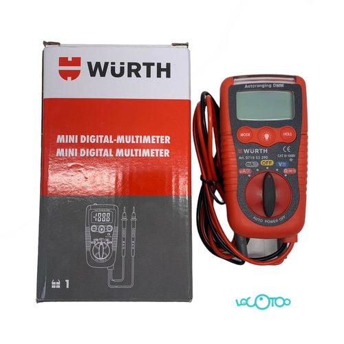 Multímetro WURTH 071553390 Digital