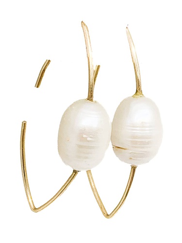 PENDIENTES DE ORO DE 18K CON PIEDRA