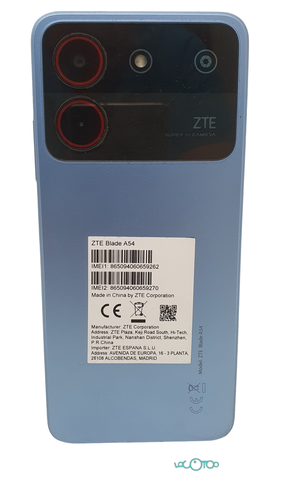 Smartphone ZTE BLADE A54 Libre 6,6 '' 4 GB 