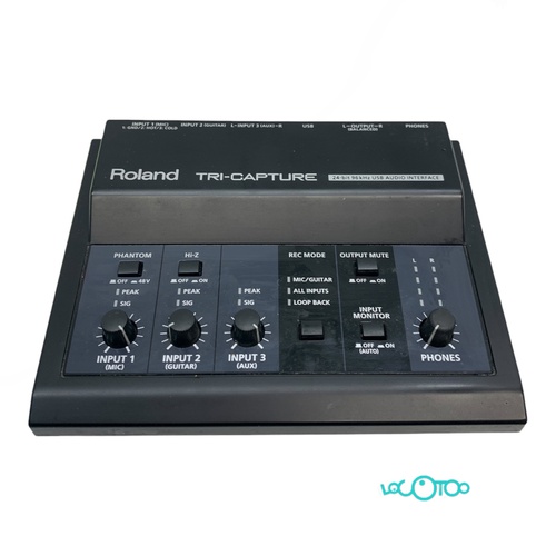CONTROLADOR SONIDO ROLAND TRI-CAPTURE UA-33