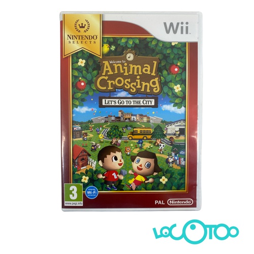 ANIMAL CROSSING LETS GO TO THE CITY WII