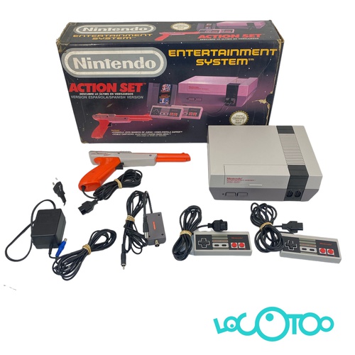 CONSOLA NINTENDO NES ACTION SET CON MANDO