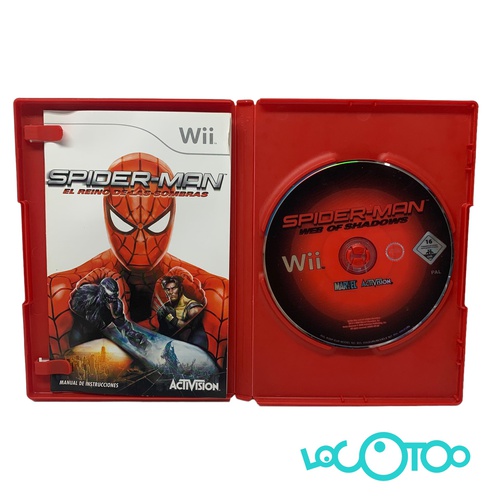 SPIDER-MAN EL REINO DE LAS SOMBRAS WII
