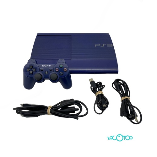 SONY PS3 SUPER SLIM AZUL 500GB 