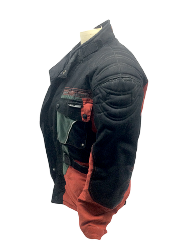 Chaqueta Moto MQP ROJO Y NEGRO Talla XS Hom