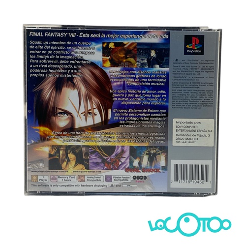 FINAL FANTASY VIII  Playstation 1