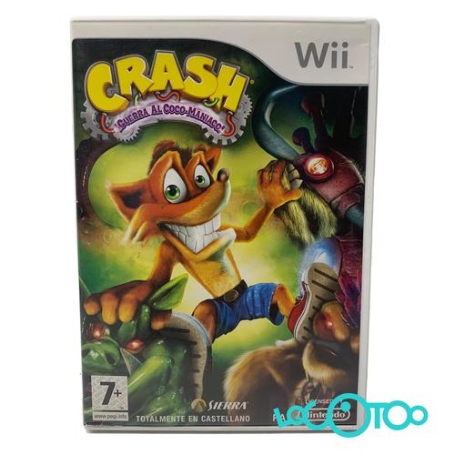 CRASH GUERRA AL COCO MANIACO WII