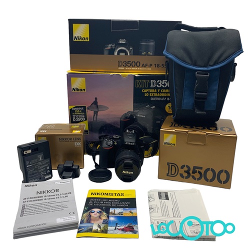 CAMARA REFLEX NIKON D3500 18-55MM