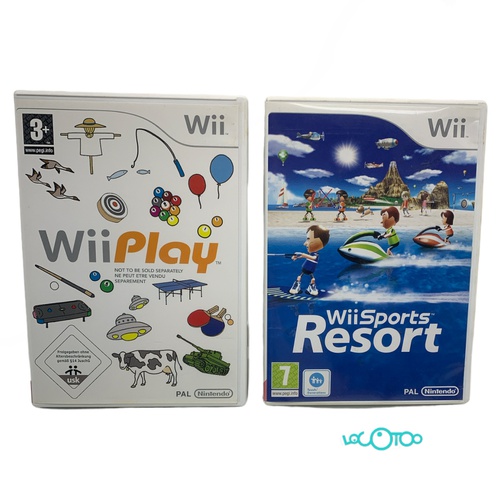Videojuego NINTENDO WII SPORTS RESORT + WII