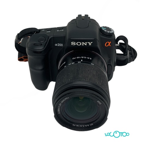 Cámara Réflex SONY A200 18-70 mm Con Objeti