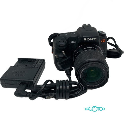 Cámara Réflex SONY A200 18-70 mm Con Objeti