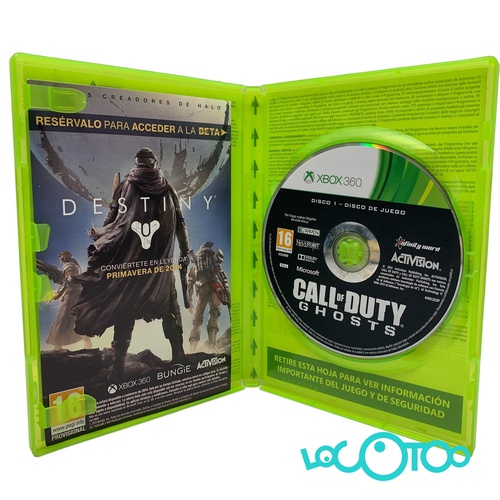 Videojuego MICROSOFT XBOX 360 CALL OF DUTY 