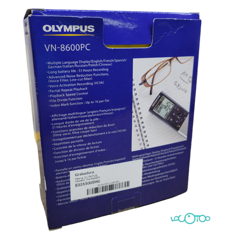 GRABADORA OLYMPUS VN-8600PC
