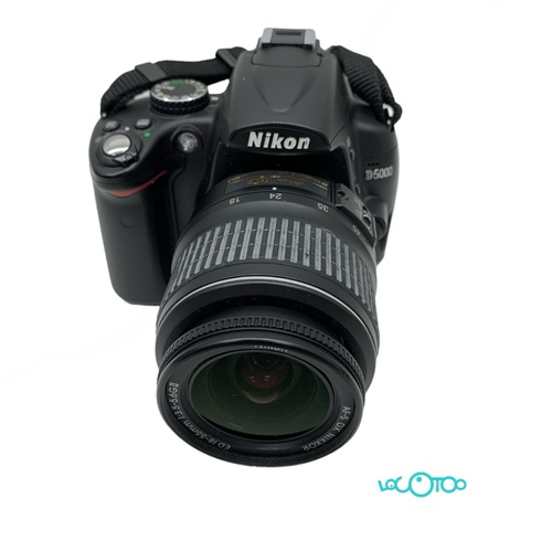 Cámara Réflex NIKON D5000 18-55 mm SD Con O