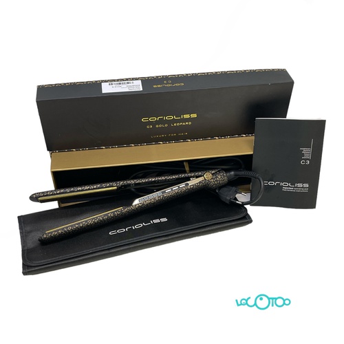 PLANCHA PELO CORIOLISS G3 GOLD LEOPARD 50W