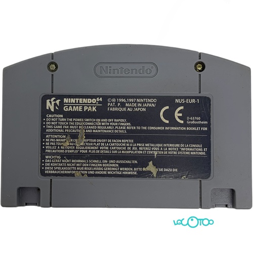 Videojuego NINTENDO 64 SUPER MARIO 64