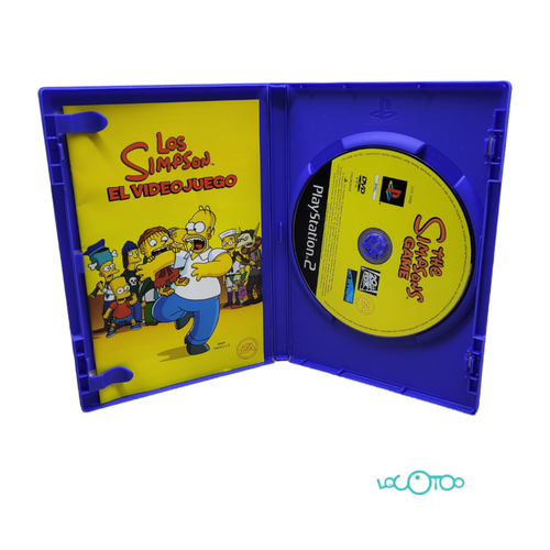  SONY PS2 LOS SIMPSON EL VIDEOJUEGO