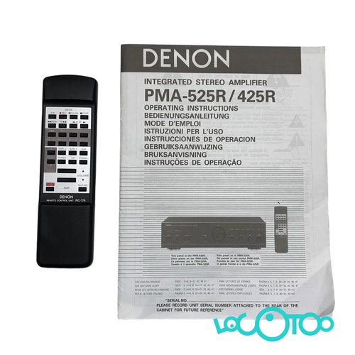 AMPLIFICADOR HIFI DENON PMA-425R
