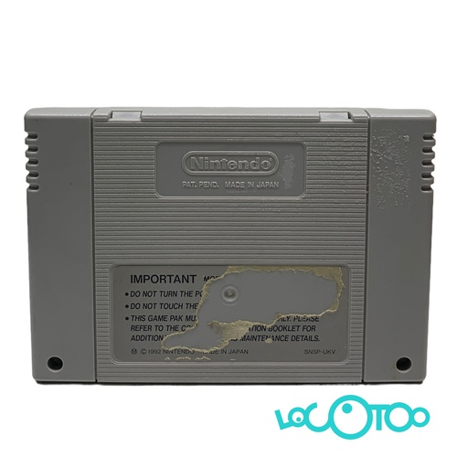 Videojuego NINTENDO SNES SUPER STREET FIGHT
