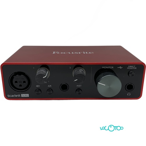 TARJETA DE SONIDO FOCUSRITE SCARLETT SOLO