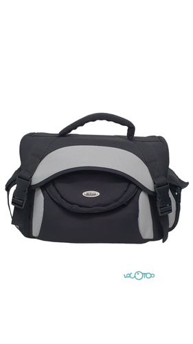 BOLSA FOTOGRAFIA NIKON NEGRA Y GRIS