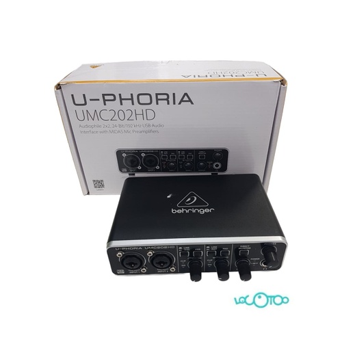 Tarjeta De Sonido BEHRINGER U-PHORIA UMC202
