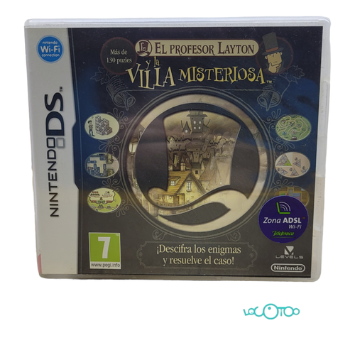 NINTENDO DS EL PROFESOR LAYTON Y LA VILLA 