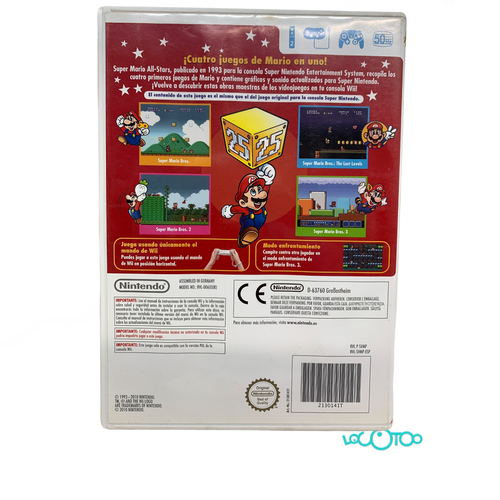 Videojuego NINTENDO WII SUPER MARIO ALL STA