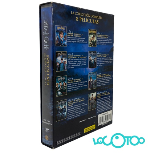 DVD HARRY POTTER LA COLECCION COMPLETA 8 PE