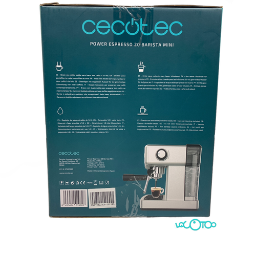 Cafetera Expreso CECOTEC CUMBIA POWER ESPRE